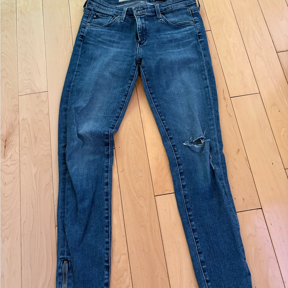 AG Adriano Goldschmied Dark Blue Skinny Jeans